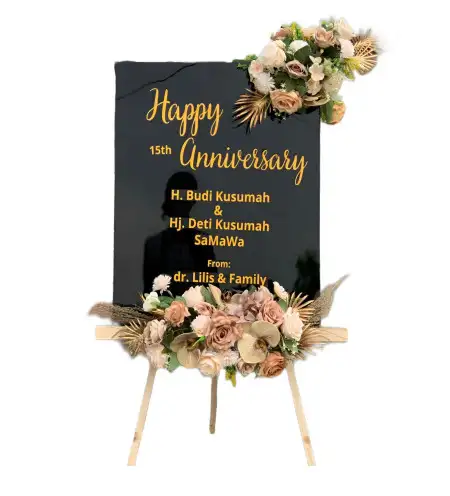 Papan Bunga Akrilik Cikembar